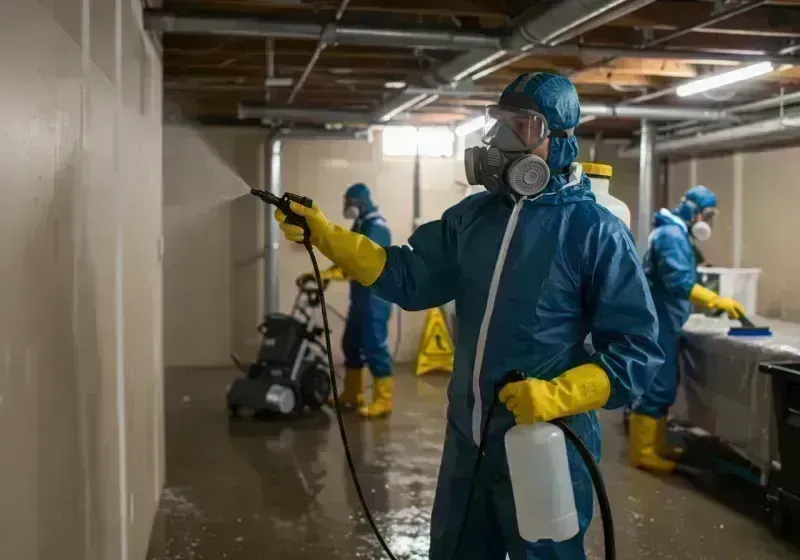 Basement Sanitization and Antimicrobial Treatment process in Buffalo, MO